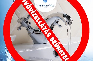 IVÓVÍZELLÁTÁS SZÜNETEL: Győrújfalun